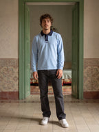 SUDADERA POLO PURA SANGRE - AZUL