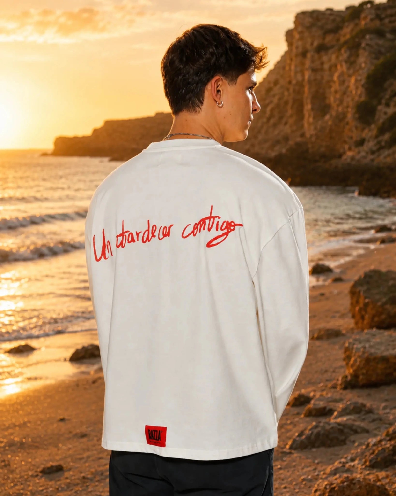 CAMISETA MANGA LARGA ATARDECER - RAZZA