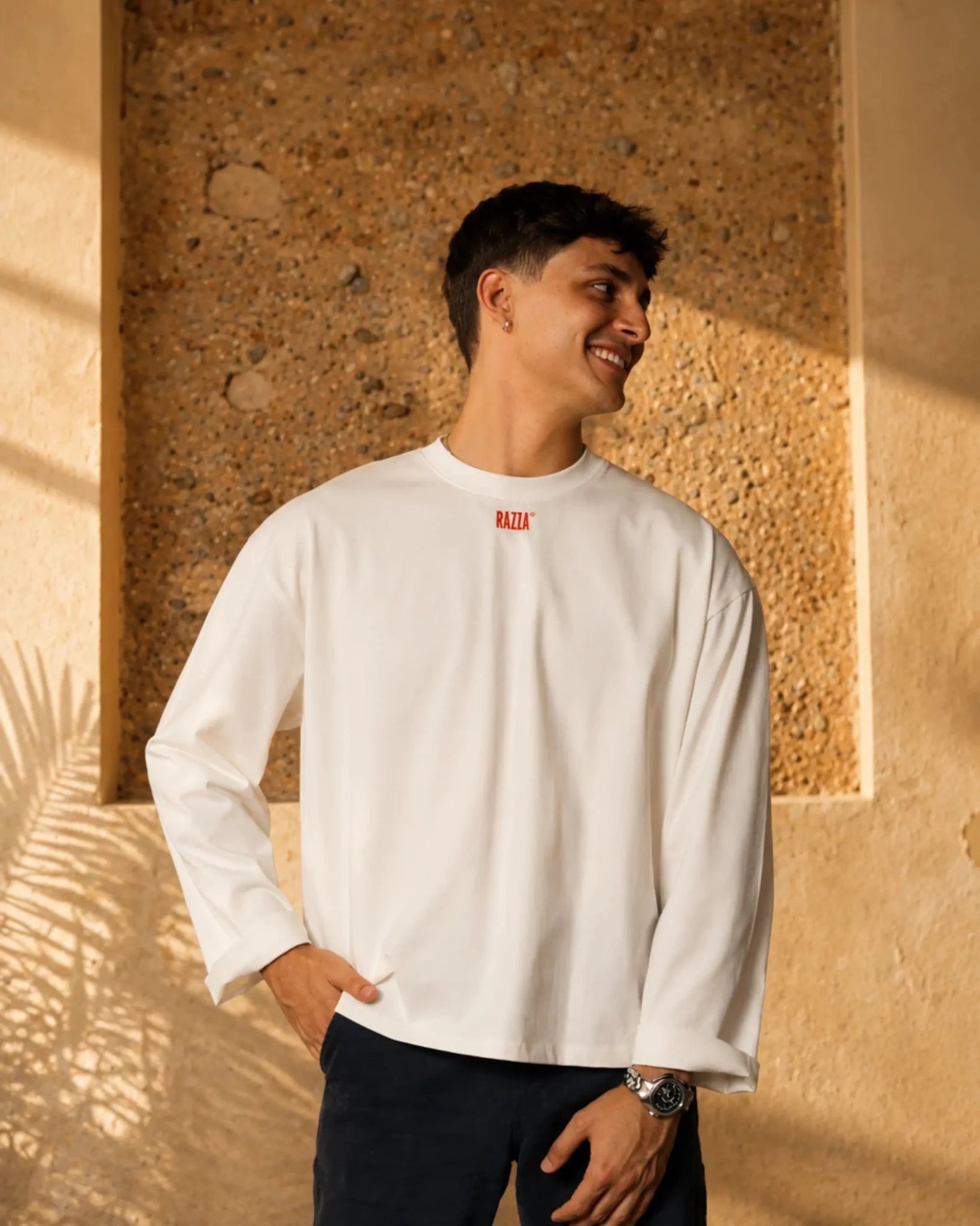 CAMISETA MANGA LARGA ATARDECER - RAZZA