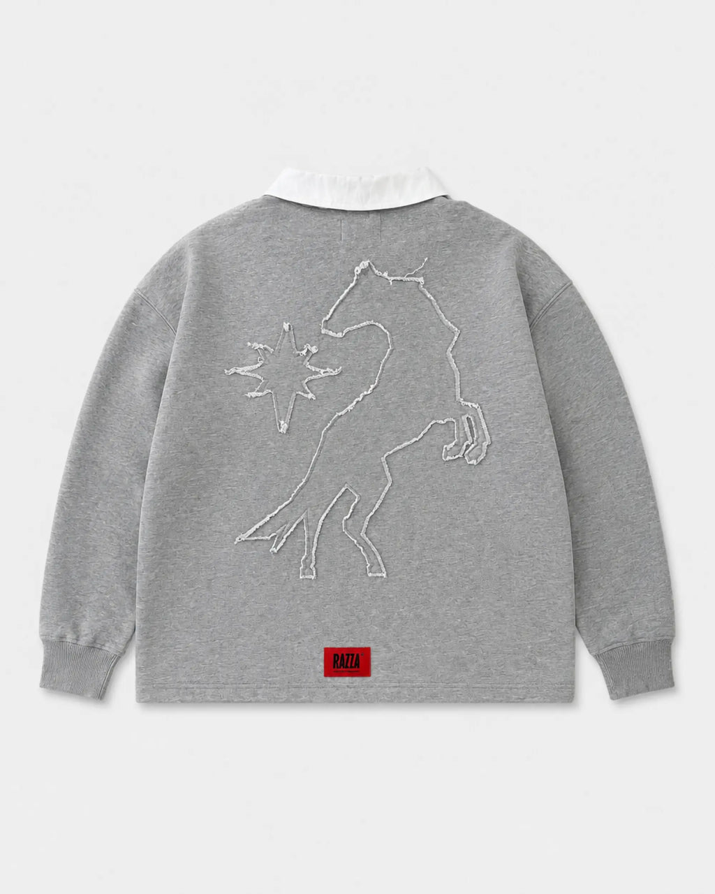 LIGHTWEIGHT LONG SLEEVE SWEATSHIRT PURE BREED - BLUE