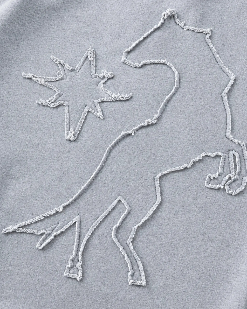 LIGHTWEIGHT LONG SLEEVE SWEATSHIRT PURE BREED - BLUE