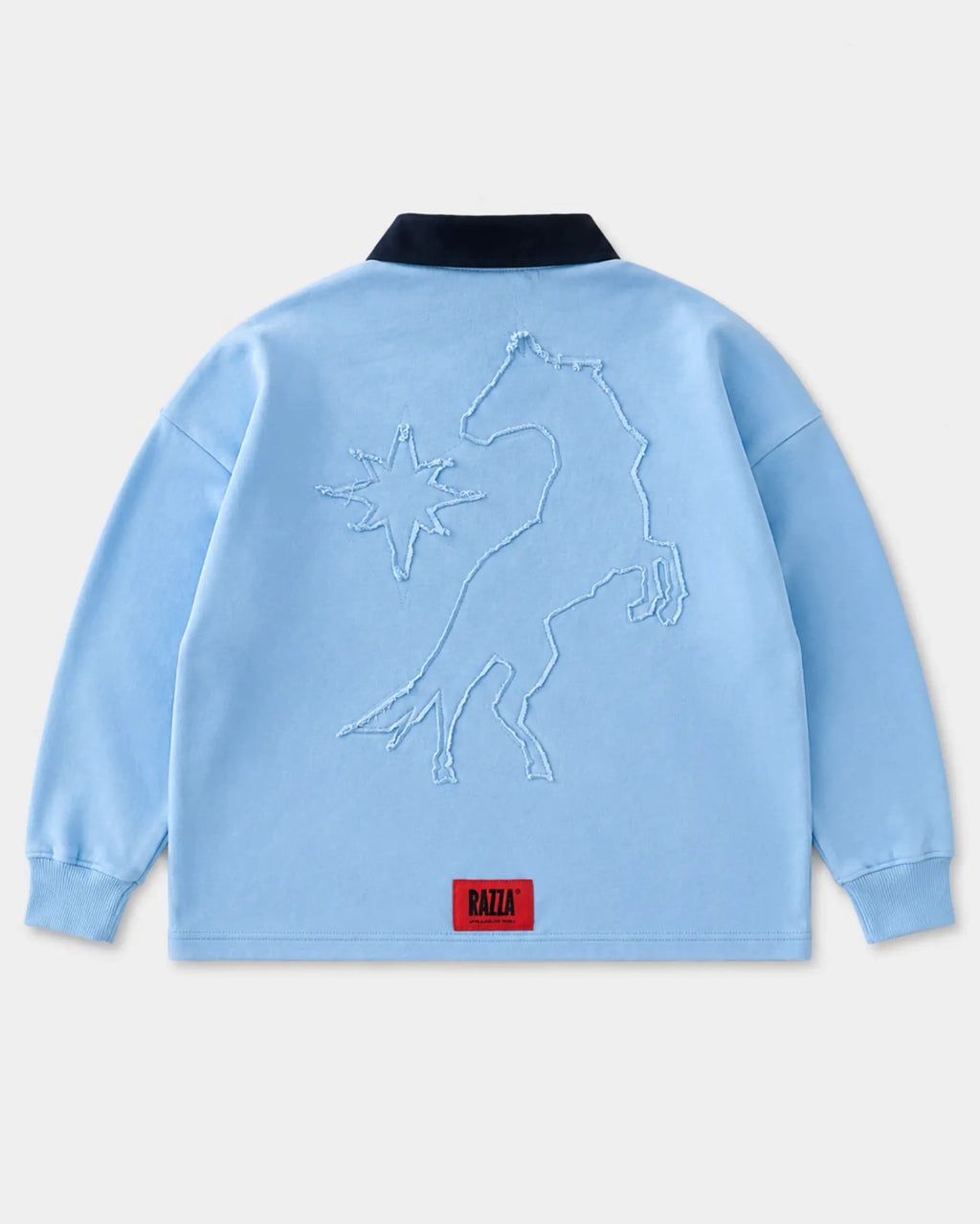 SUDADERA POLO PURA SANGRE - GRIS - RAZZA