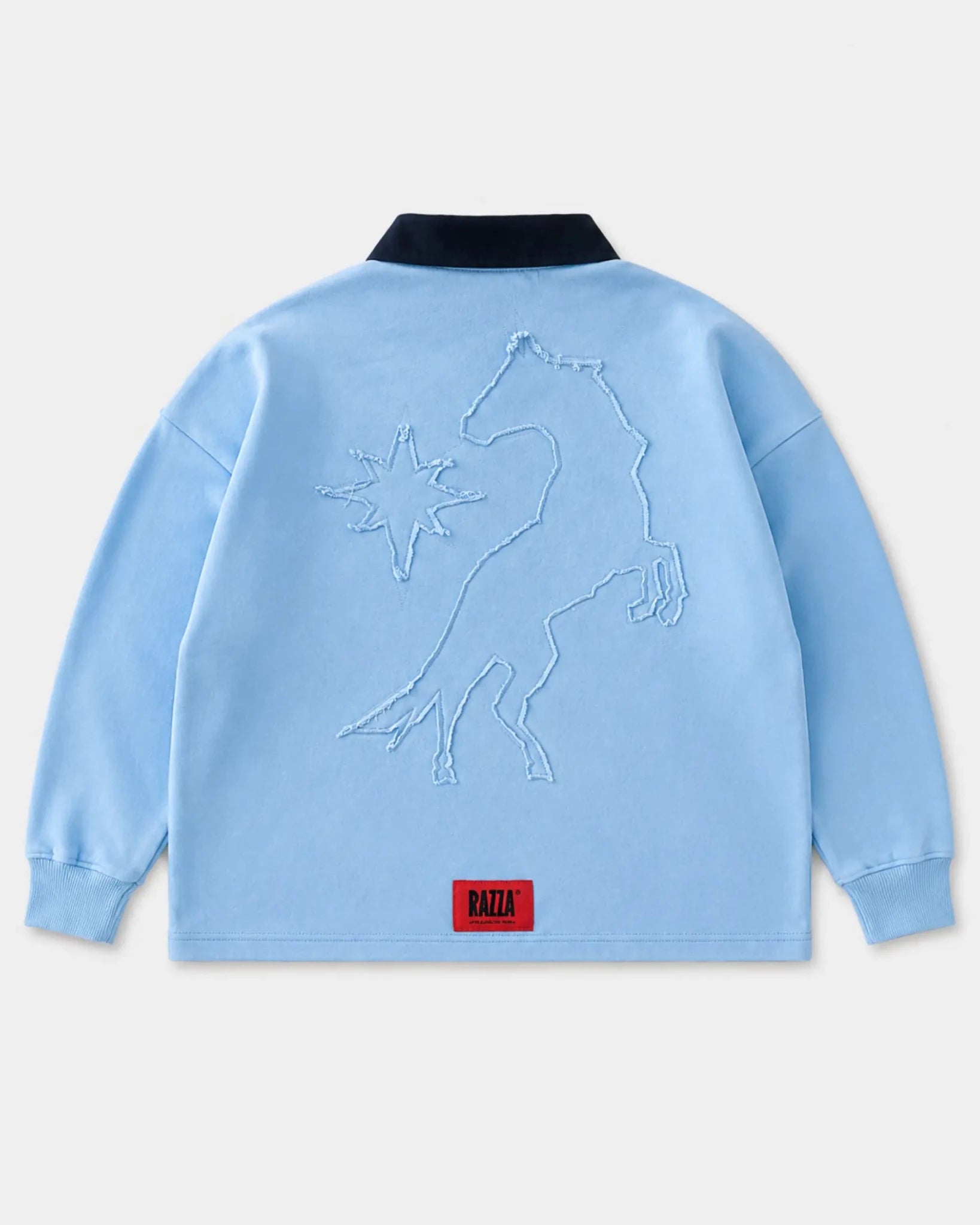 SUDADERA POLO PURA SANGRE - GRIS - RAZZA